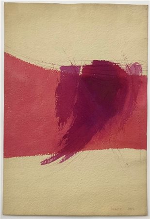 Firma indecifrata "Senza titolo" 1982, acquerello su carta
cm 55,5x38
firmato e