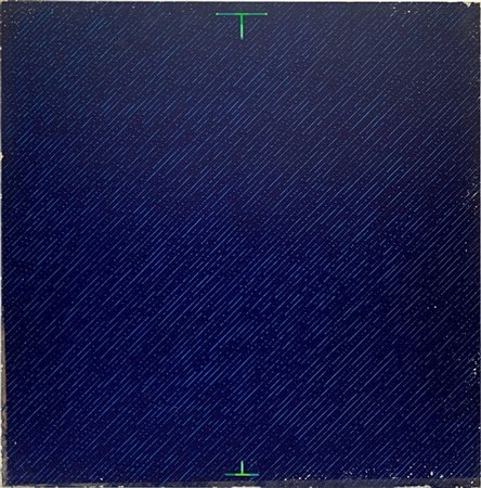 Gottardo Ortelli "Metessi" 1973
acrilico su tela applicata su tavola
cm 95x95
ti