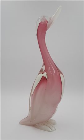 Manifattura di Murano
"Anatra"

Scultura in vetro sommerso trasparente incolore