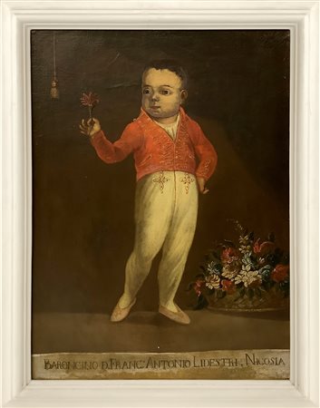 Ritratto di baroncino Li Destri di Nicosia, XVIII century