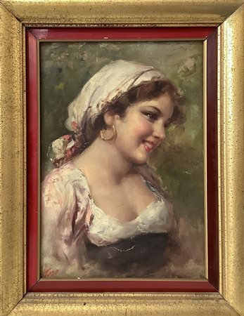 Toro, Attilio (Napoli   1892-Portici, NA 1982)  - Popolana napoletana, Late 19th century