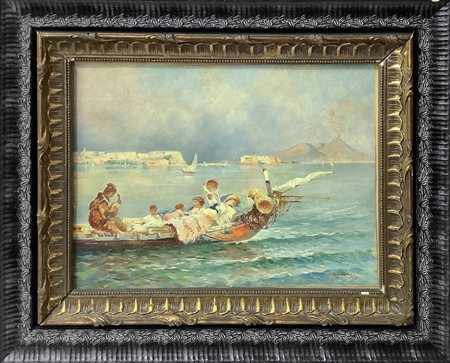 Delbono, Edoardo (Napoli 1814-Napoli 1915)  - Golfo di Napoli