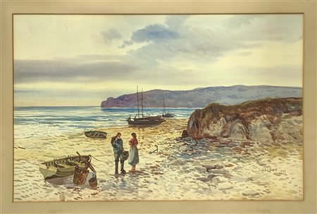 Marina con barche, 1899