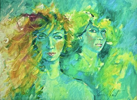 Fait, Camillo (Milano 1935)  -  “Attese in verde” 