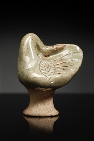  Arte Cinese - Piccola anatra in ceramica celadon
Cina, dinastia Song (960-1279).