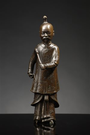 Arte Cinese - Mandarino in bronzo
Cina, dinastia Qing, XIX secolo.