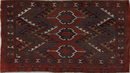  . - Tappeto Ersari Beshir
Uzbekistan / Afghanistan, tardo XIX secolo.