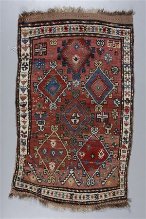  . - Tappeto curdo Kucian 
Turchia/Iran, tardo XIX - inizio XX scolo .