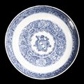  Arte Cinese - Raro piatto in porcellana bianco e blu con stemma Ginori
Cina, dinastia Qing, periodo Kangxi, fine XVII secolo   .