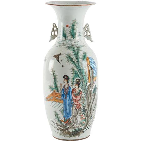 VASO in porcellana decorata