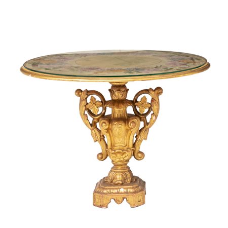 TAVOLO del XX secolo con base del XIX secolo