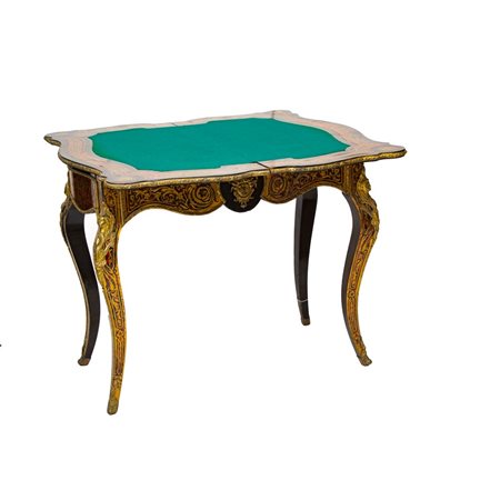 TAVOLO da gioco a libro Boulle