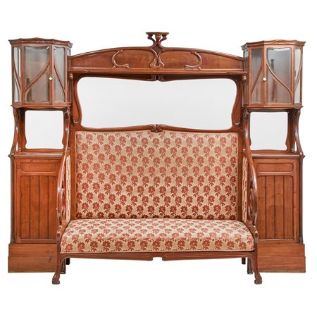 DIVANO LIBERTY con specchiera e credenzina