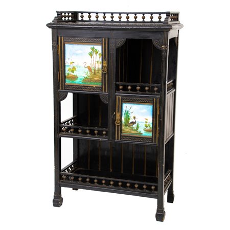 ETAGERE Liberty in legno ebanizzato