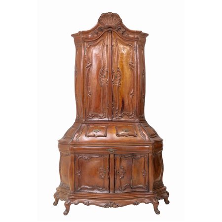 TRUMEAU stile barocco in legno di ciliegio