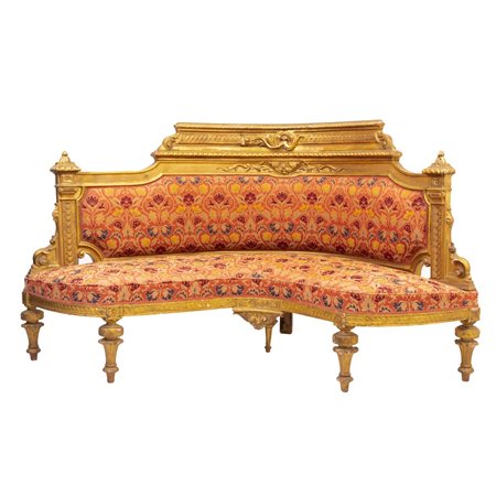 DIVANO angolare stile Luigi XVI