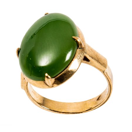 ANELLO in oro giallo 9 KT e agata