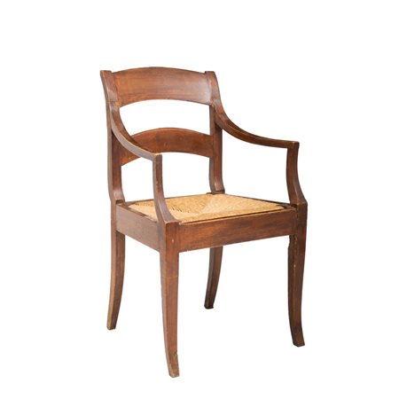 POLTRONCINA transitoria in legno di noce