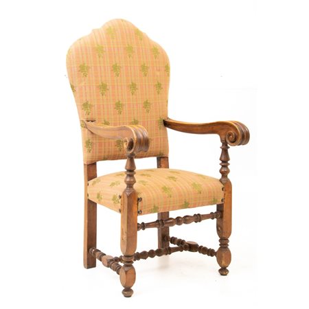 SEDIOLONE in legno di noce