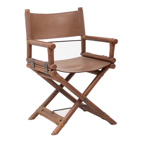 POLTRONA in legno tipo bambù