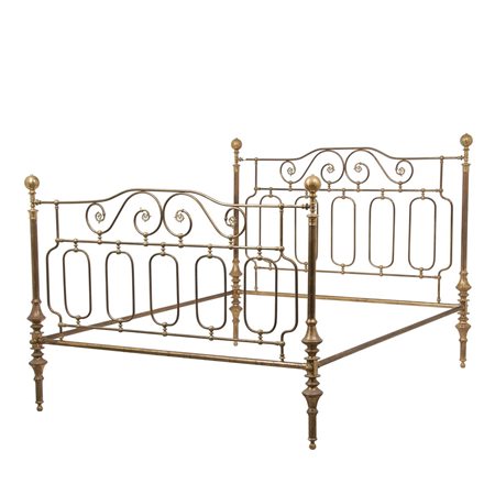 TESTATA e PEDIERA matrimoniale in rame giallo