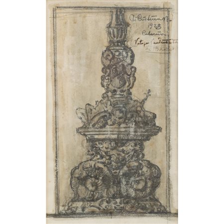 NICOLO’ DI CRISTINA (XX SECOLO) 
Particolare di torciere