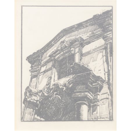 NICOLO’ DI CRISTINA (XX secolo)
Studio di un prospetto