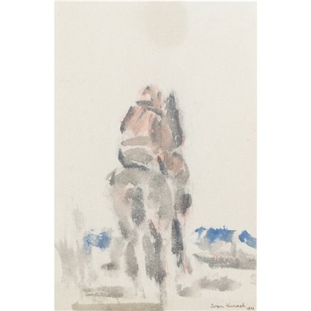 IVAN KURACH (1909 - 1968) 
Figura a cavallo - 1942