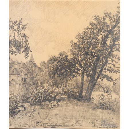 PIETRO DE FRANCISCO, Carennac, Matita su carta