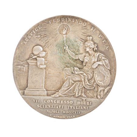 REGNO DELLE DUE SICILIE 1854, Medaglia in bronzo
