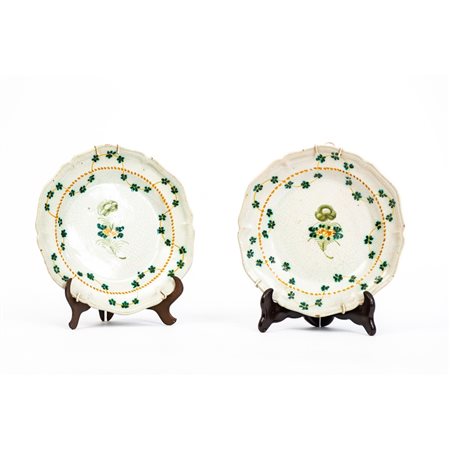 COPPIA PIATTI in ceramica