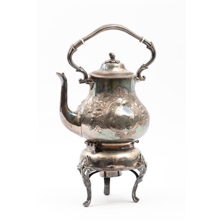 SAMOVAR in metallo argentato