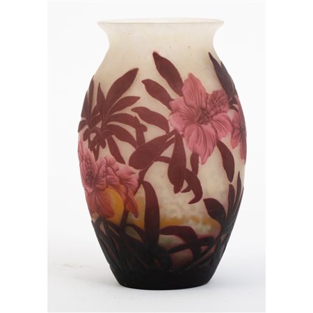 MULLER FRERES LUNEVILLE, Vaso in vetro