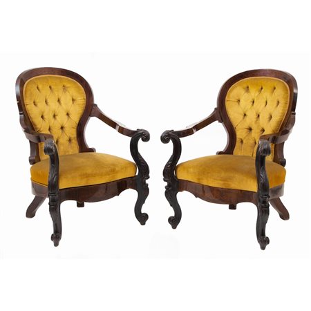 COPPIA POLTRONE LUIGI FILIPPO