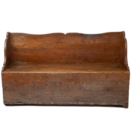 Cassapanca con spalliera