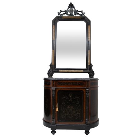 ETAGERE CON SPECCHIERA