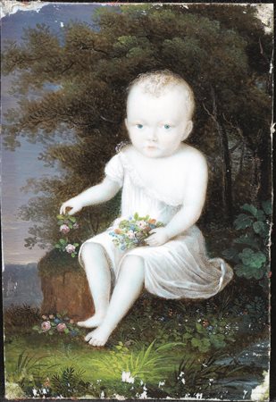 Attribuito a Giovanni Battista Gigola(Brescia 1769 - Milano 1841)RITRATTO DI...