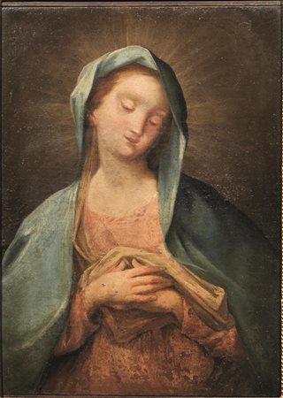 Scuola Italia settentrionale, sec. XVIIIVERGINE ANNUNCIATA olio su tela, cm...