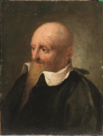 Cerchia di Giuseppe Nogari, sec. XVIIITESTE VIRILIcoppia di dipinti ad olio...