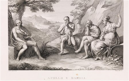 a) PAESAGGIO CON ROVINEacquaforte. mm 150x225.annotata a matita &ldquo;L....