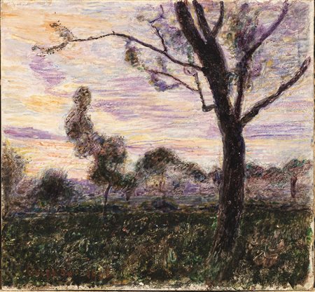 Giuseppe Pellizza da Volpedo(Volpedo (Al) 1868 - 1907)PAESAGGIO CON...