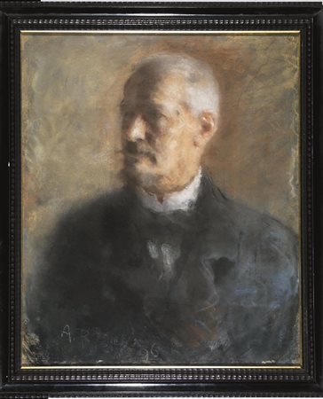 Arturo Rietti(Trieste 1863 &ndash; Padova 1943)RITRATTO DI GENTILUOMO...