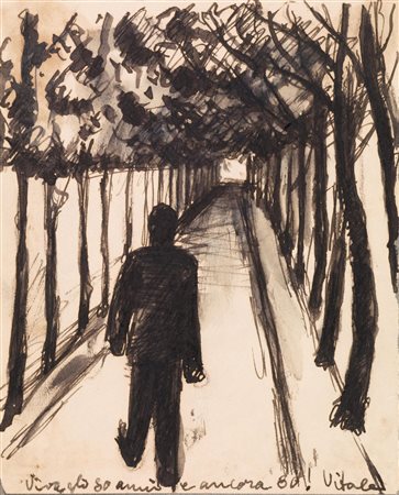 a) Alberto Helios Gagliardo(Genova 1893 - Genova 1987)RITRATTO DI...