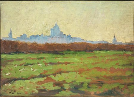 Leonardo Dudreville(Venezia 1885 - Ghiffa 1975)PROFILO DI PAVIAolio su...