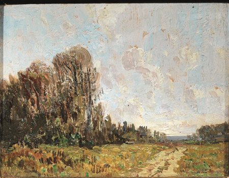 Carlo Mancini(Milano 1829 - 1910)SCORCIO DI CAMPAGNASCORCIO DI...