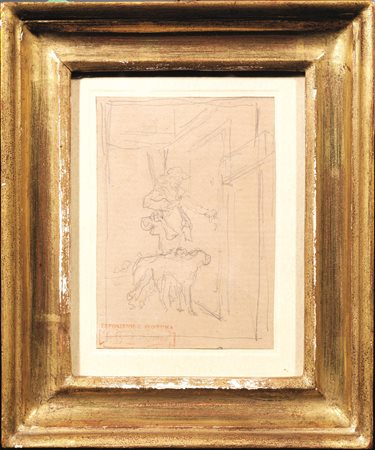 Giovan Battista Quadrone(Mondovì 1844 - Torino 1898)ANDIAMO!matita su carta...