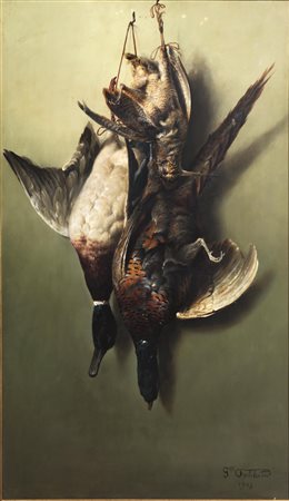 Giuseppe Falchetti (Caluso 1843 - Torino 1918) GERMANO, FAGIANO, E...