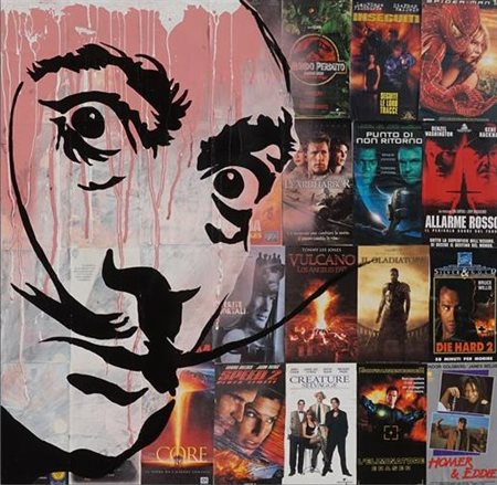ELLE ZETA busto arsizio (varese) 1988 Salvador Dalì Movie Splash 2021 Collage...