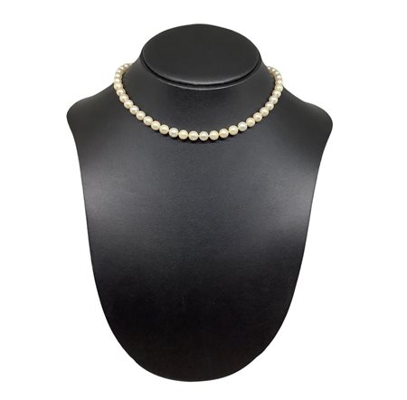 Collana in perle e oro