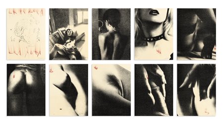 OMAR GALLIANI (1954) - La figlia era nuda. 10 litografie originali per un racconto di Giorgio Soavi, 2005